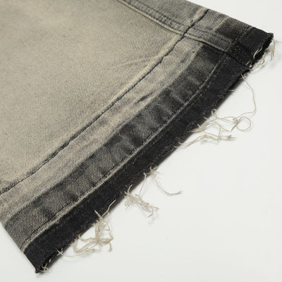 Spray Paint Distressed Dirty Jeans For Men