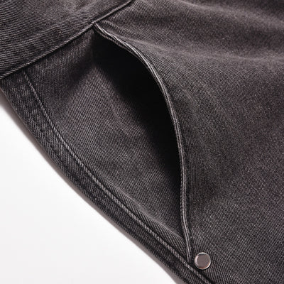 Washed And Worn Straight Jeans For Men